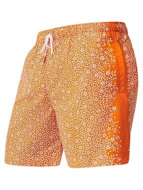 Hermes Jardin de Calypso Men’s Swim Trunks Orange Hermes